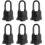 Pack of 6 waterproof padlocks with keyed alike keys 1