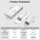 Derma Stamp - 120 Needles, Professional Microneedling Stamp 0-2mm Adjustable 8