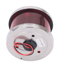 Edelstahl wasserdichte LED-Bootsnavigationsleuchte 12-24V Rote Marinelampe