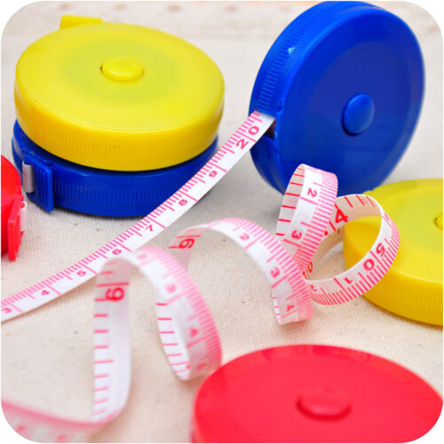 10Pièces Mini Mesure Portable Rétractable Avec Règle 1