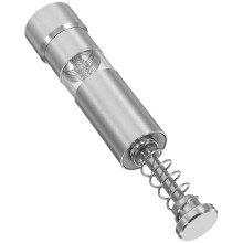 Silver Stainless Steel Manual Pepper Mill for Home Kitchen Use