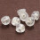 20Stk Silikon Ohrstecker Stopper Silber Flexible Ohrschutz-Stopper 10