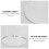 3Pcs Practical Silver Cooker Hood Filter Net Sturdy Oil Nets 5