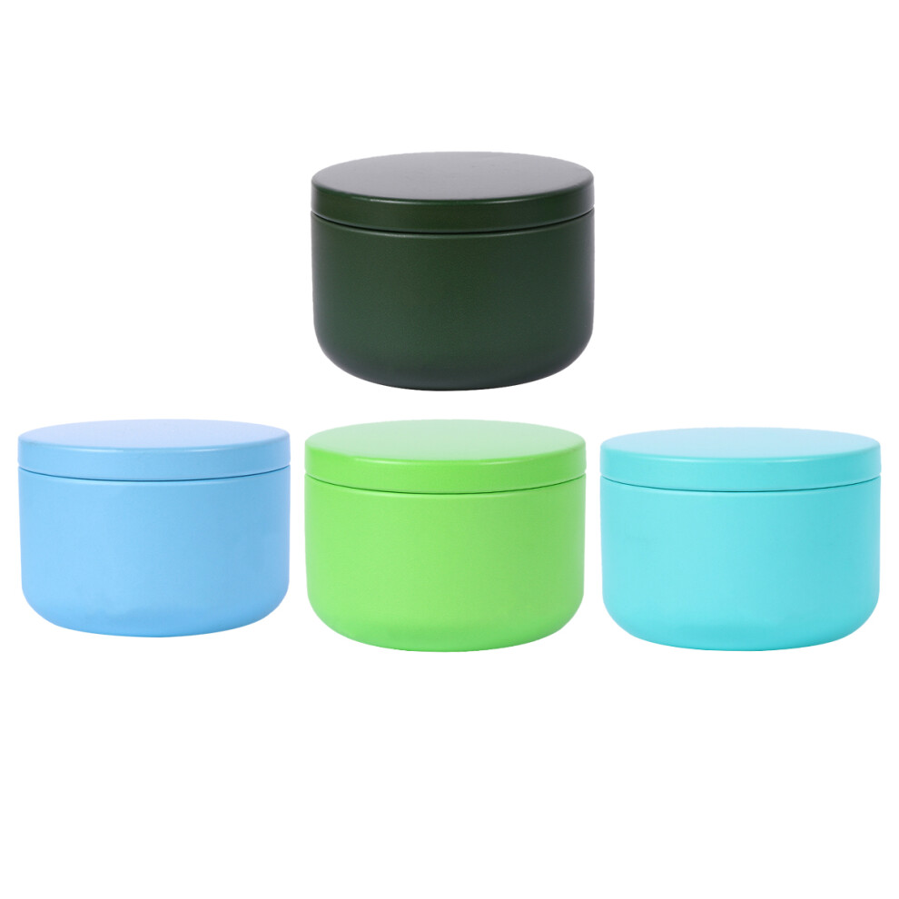 4 Stuks Blikcontainer Opslagcontainer-image