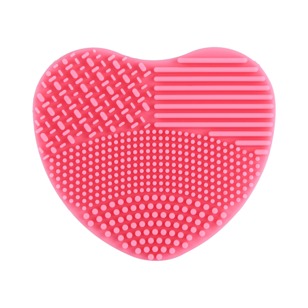Makeup Brush Cleaner Silicone Heart Finger Glove