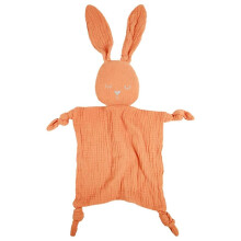 Bio-Baumwoll-Babysicherheitsdecke Hase Kuschelspielzeug für 0+ Monate