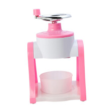Manual Ice Crusher Hand Crank Stainless Steel Ice Shaver Easy to Use and Clean for Home Kitchen Use