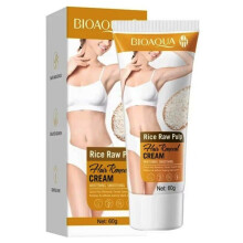 BIOAQUA Rice Raw Pulp Hair Ramoval Cream |Gentle & Effective Body Hair Removal - 60g