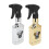 2pcs Empty Spray Bottles 500ml Adjustable Spray 2