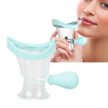 Copa de lavado de ojos de silicona kit de exprimido azul 0.4in
