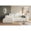 (Left Hand ) Gaba Lambi Cream Corner Sofa L-Shape Left 266 x 89 x 164 cm with Sleep Function and Storage Space 1