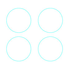 4Stk Gehärtetes Glas Display-Schutz 42Mm Für Galaxy Watch Transparent