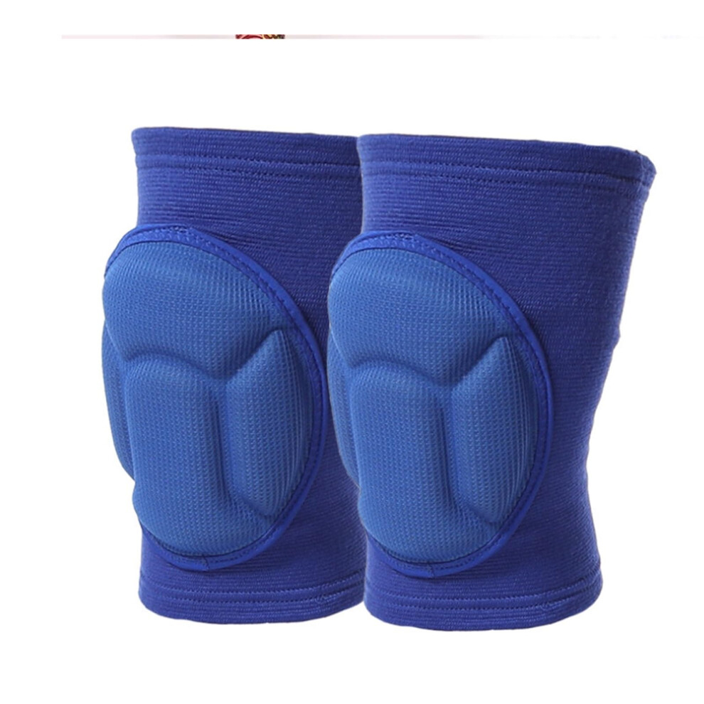 Knieschoner KnieschÃ¼tzer Schwamm-Kompressions-KnieschÃ¼tzer Rutschfest Blau XL fÃ¼r Volleyball Tanz Yoga-image-OPC-PJYTDTT-NEW