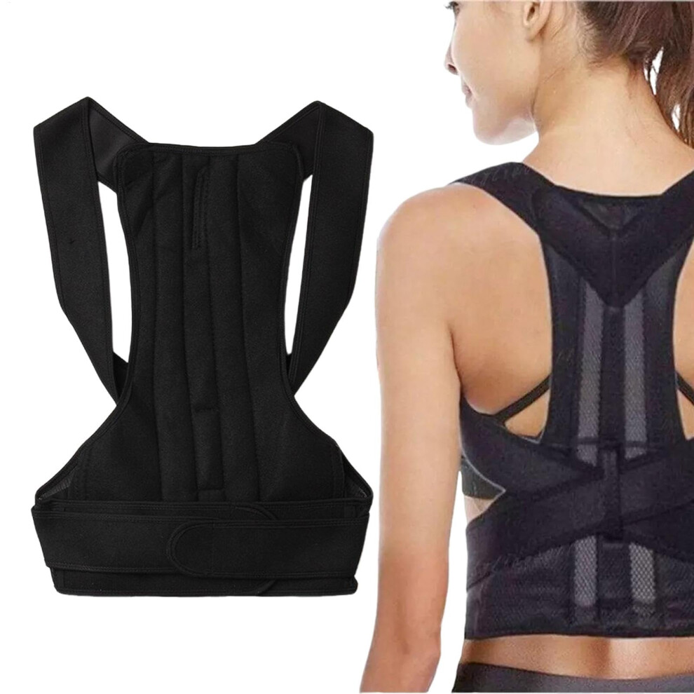 Upper Back Support for Women - Adjustable Posture Corrector, Breathable Full Back Brace, Comfortable Spine Alignment Support