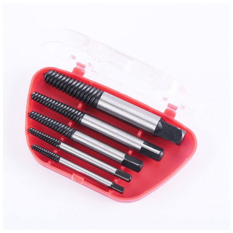 Screw Extractor Set For Damaged Screws, 5-Piece Bolt Removal Tool, Professional Screwdriver For Stripped Bolts 6482260987811