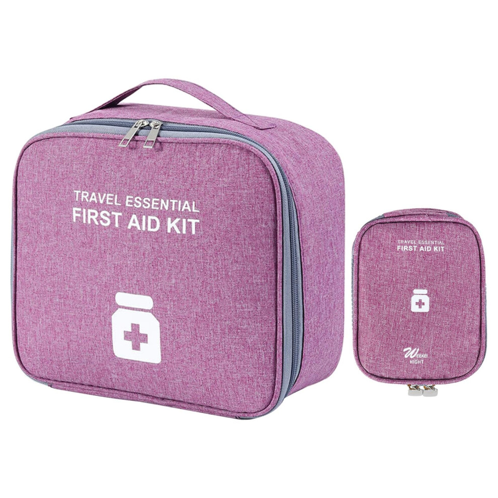 2pcs Waterproof Emergency Bags Large Capacity Portable Caregiver Medical Supply Organizers Storage Pouches