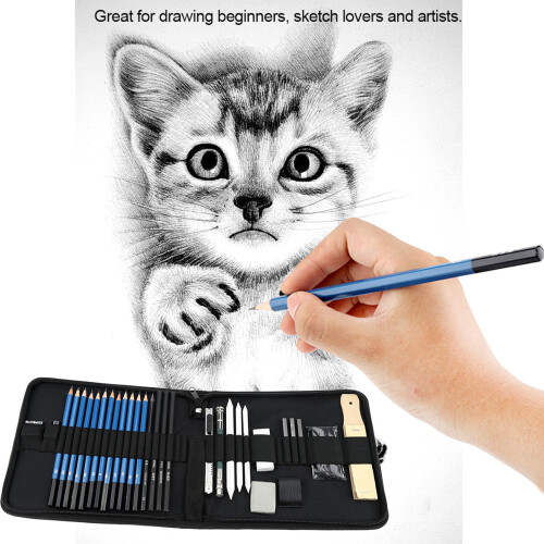 32pcs/Set Professional Drawing Pencils Kit 1