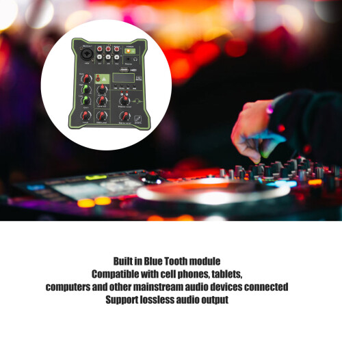 5-Kanal-Mischer mit Bluetooth-Reverb-Effekt & Rapid Response DSP 2
