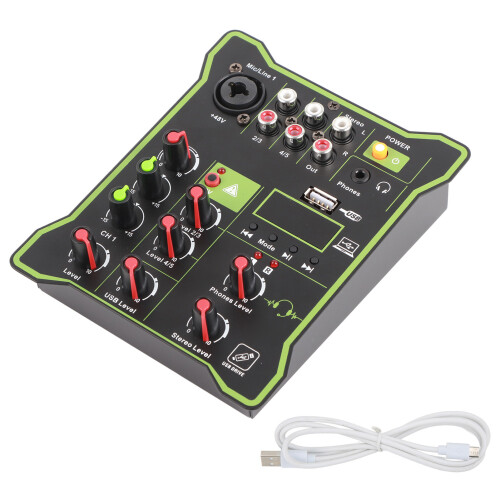 5-Kanal-Mischer mit Bluetooth-Reverb-Effekt & Rapid Response DSP 1