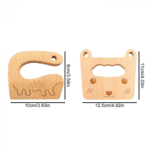 Wooden Kitchen Knife for Kids Cutting Fruit Vegetables Crocodile Cooking Toys