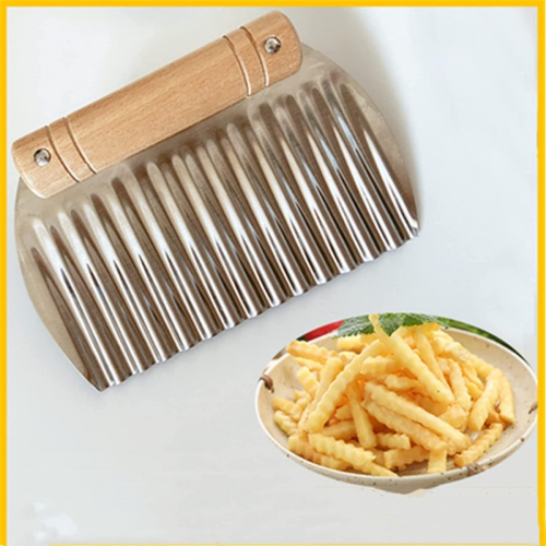 French Fries Cutter Potato Wave Knife Kitchen Vegetable Cutting Tool -e 2
