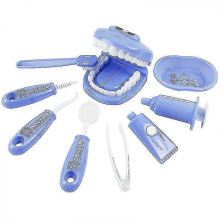 9pcs Kids Dentist Play Set with Teeth Model for Role Play