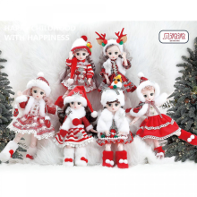 30cm Doll House Toys for Girls, Children's Play Set, Christmas Gift A04