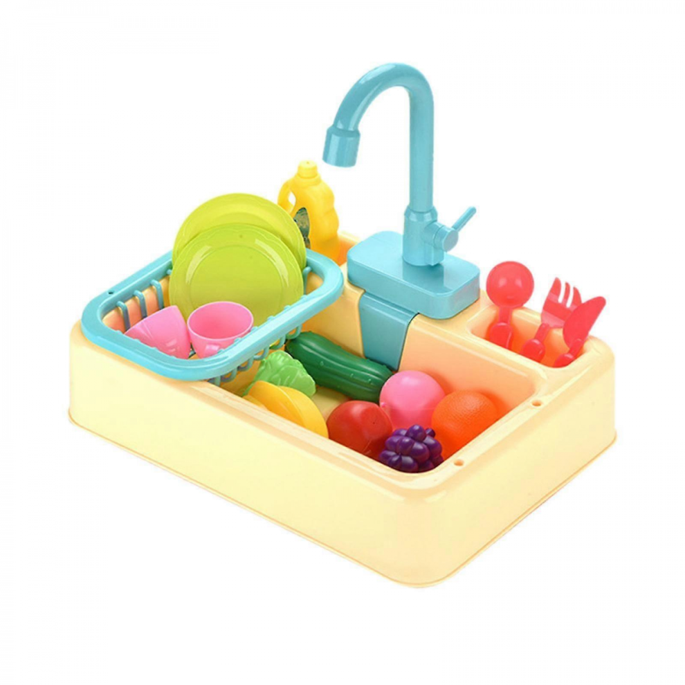 19pcs Kitchen Sink Toys With Running Water Educational Gifts For Kids-image-OPC-PJYTJKR-NEW