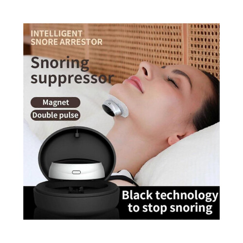 Smart Anti-Snoring Massage Device with Automatic Detection and 3-Speed Control for Peaceful Sleep 1