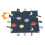 Baby Tags Security Blanket Soft Cute Space Pattern 7
