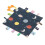 Baby Tags Security Blanket Soft Cute Space Pattern 9