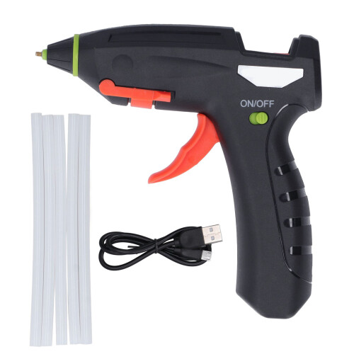 Glue Gun Mini Cordless USB Rechargeable Hot Melt