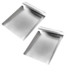 2St Rvs Keukenscheppen Multifunctioneel Zilver Duurzaam Gebruik