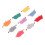 9 Pcs Dollhouse Wool Yarn Knitting 9 Colors 1:12 3