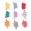 9 Pcs Dollhouse Wool Yarn Knitting 9 Colors 1:12 5