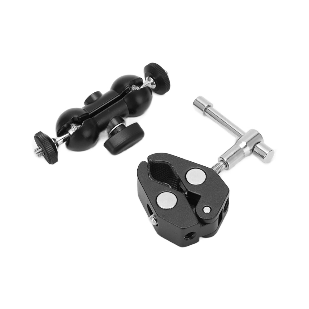 Camera Clamp Mount 360 Rotation Crab Ballhead Arm 8140816692869