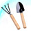 2Pcs Bamboo Garden Tools Kit Assorted Color Durable Gardening Set 3