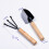 2Pcs Bamboo Garden Tools Kit Assorted Color Durable Gardening Set 2