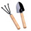 2Pcs Bamboo Garden Tools Kit Assorted Color Durable Gardening Set 9