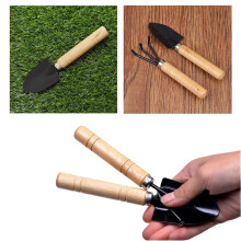 2Pcs Bamboo Garden Tools Kit Assorted Color Durable Gardening Set