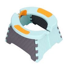Faltbarer Töpfchen für Kleinkinder - Blau, 700ml, 23x22x15cm, tragbar