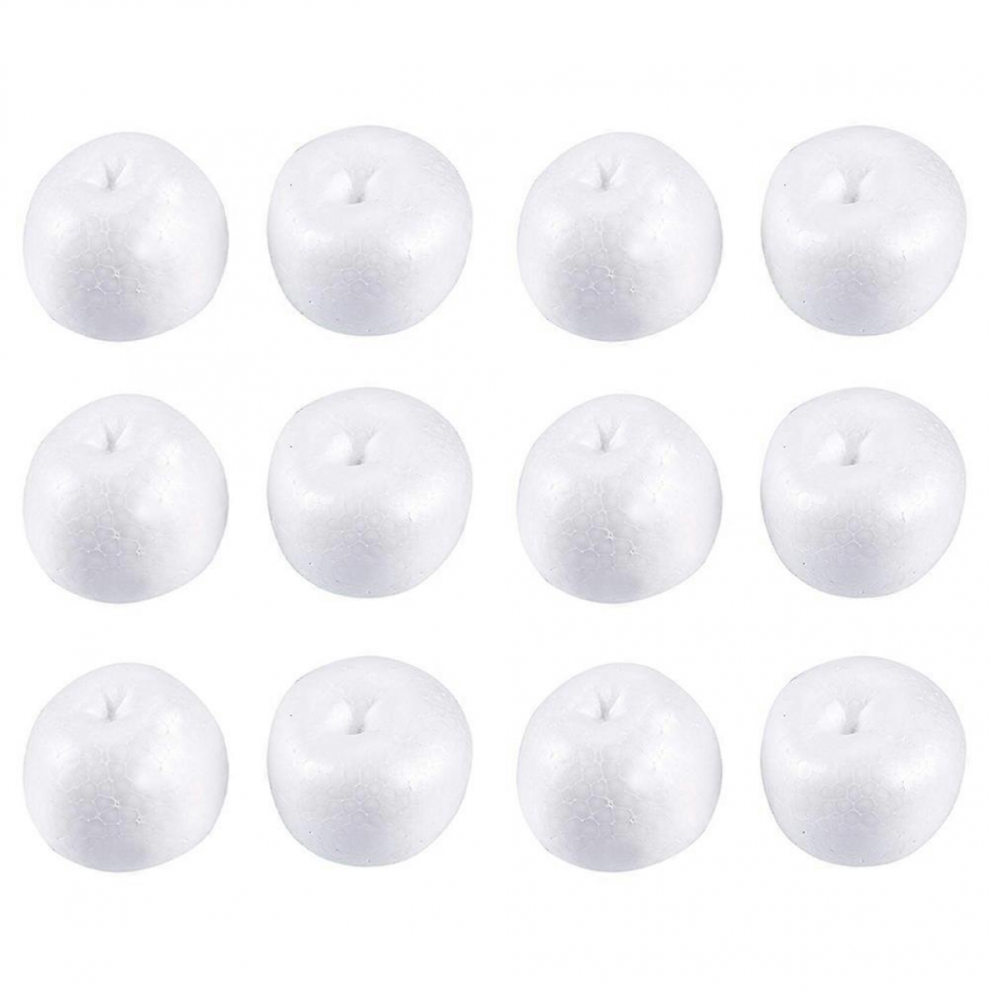 12pcs Creative Apple Molds Toy for Kids Hands-on Ability Training, White, 8.50X8.50X7.00CM-image-OPC-PJYTYK2-NEW