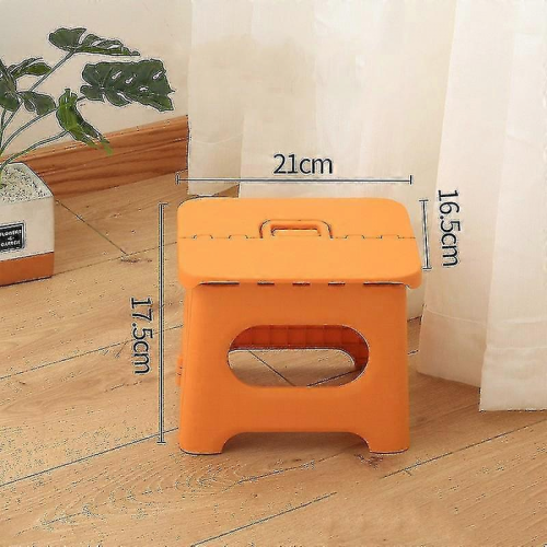 Foldable Yellow Step Stool for Home Kitchen Kids Heavy Duty 2