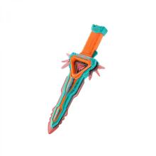 Glowing Sword Toy with Sound and Light Effects, Role-Play Prop for Boys and Girls, Holiday Birthday Gift Orange