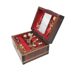 Vintage Doll House Mini Jewelry Box Accessories Children's Educational Toys