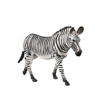 Realistic Plastic Animal Figures for Kids, Cupcake Toppers, Educational Toys, Christmas Gifts, Male Zebra