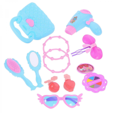 Colorful Plastic Kids Handbags & Dress-Up Play Set, 11x11x4cm