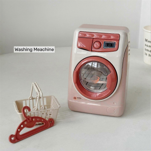 Funny Plastic Simulation Washing Machine Toy for Kids Pretend Play