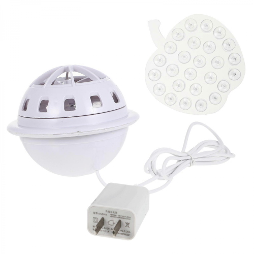 Compact White ABS Automatic Wave Dishwasher for Home Use, High Efficiency Mini Size 11.5x11.5cm 1