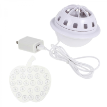 Compact White ABS Automatic Wave Dishwasher for Home Use, High Efficiency Mini Size 11.5x11.5cm